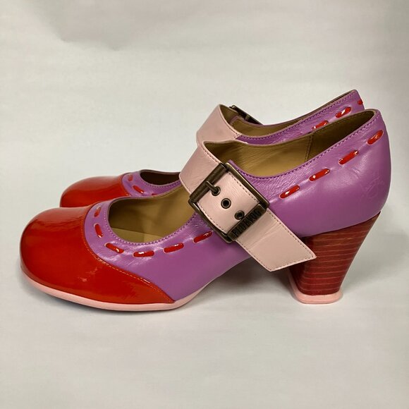 *BRAND NEW* Fluevog 2021 Operetta DR. HENRY, Purple/Red, Size 9.5 (best for 9)! - Picture 3 of 14